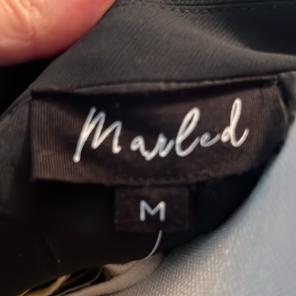 Marled black blazer size M - Picture 12 of 14